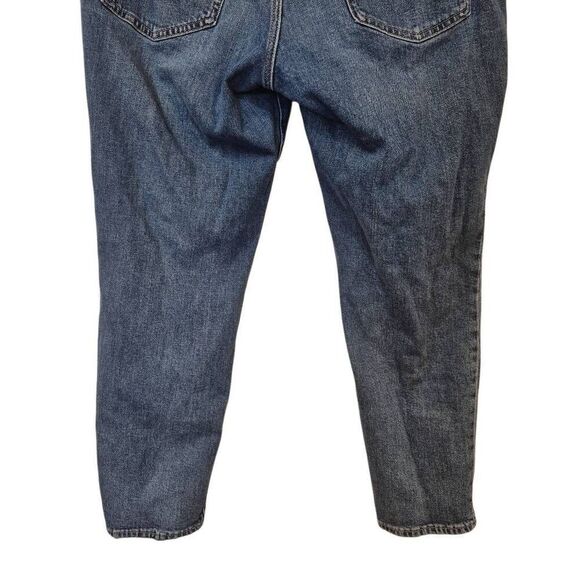 Old Navy Women's Medium Wash Blue Cotton/Spandex Mid-Rise OG Straight Secret Sli - Picture 5 of 12